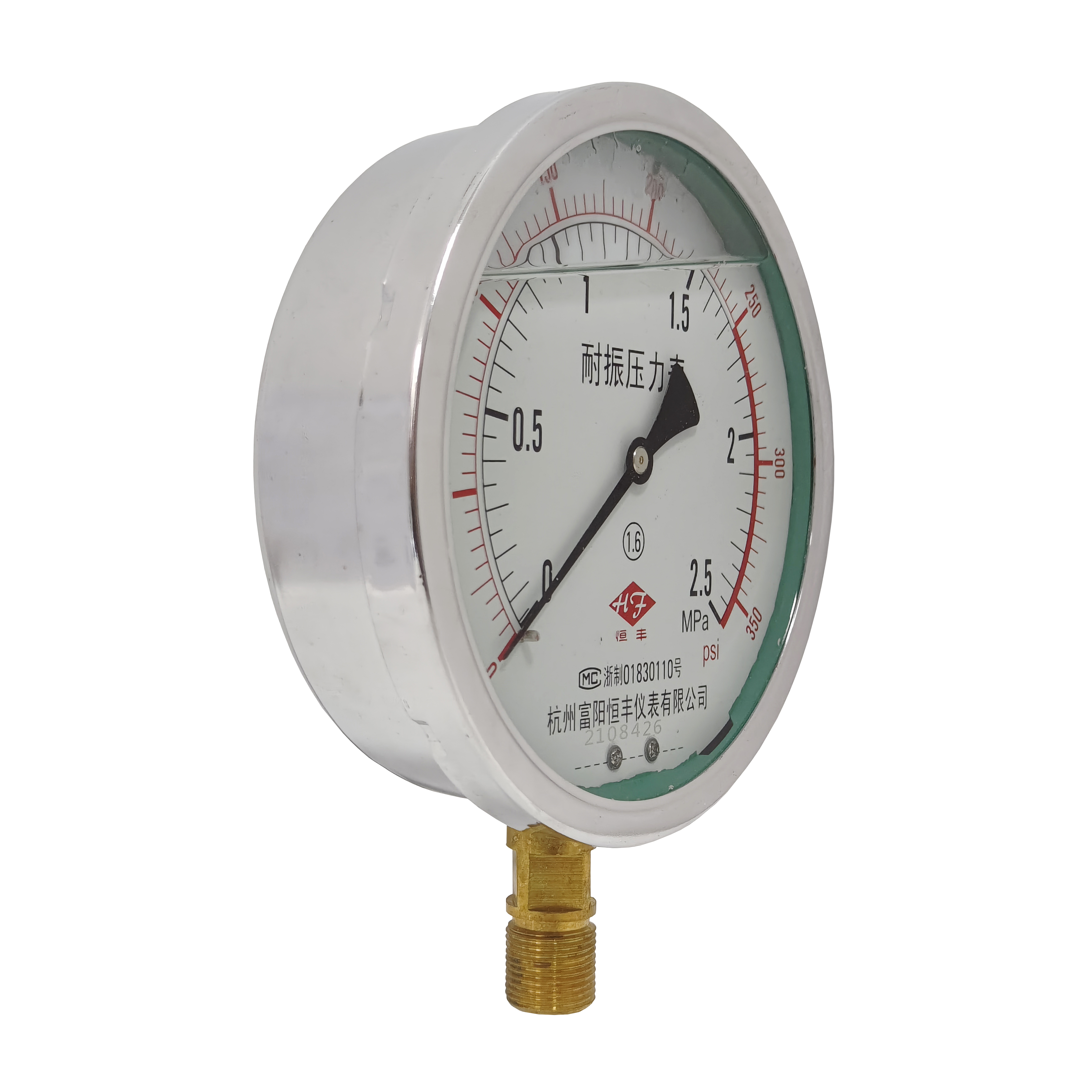 YN150 shock-proof pressure gauge