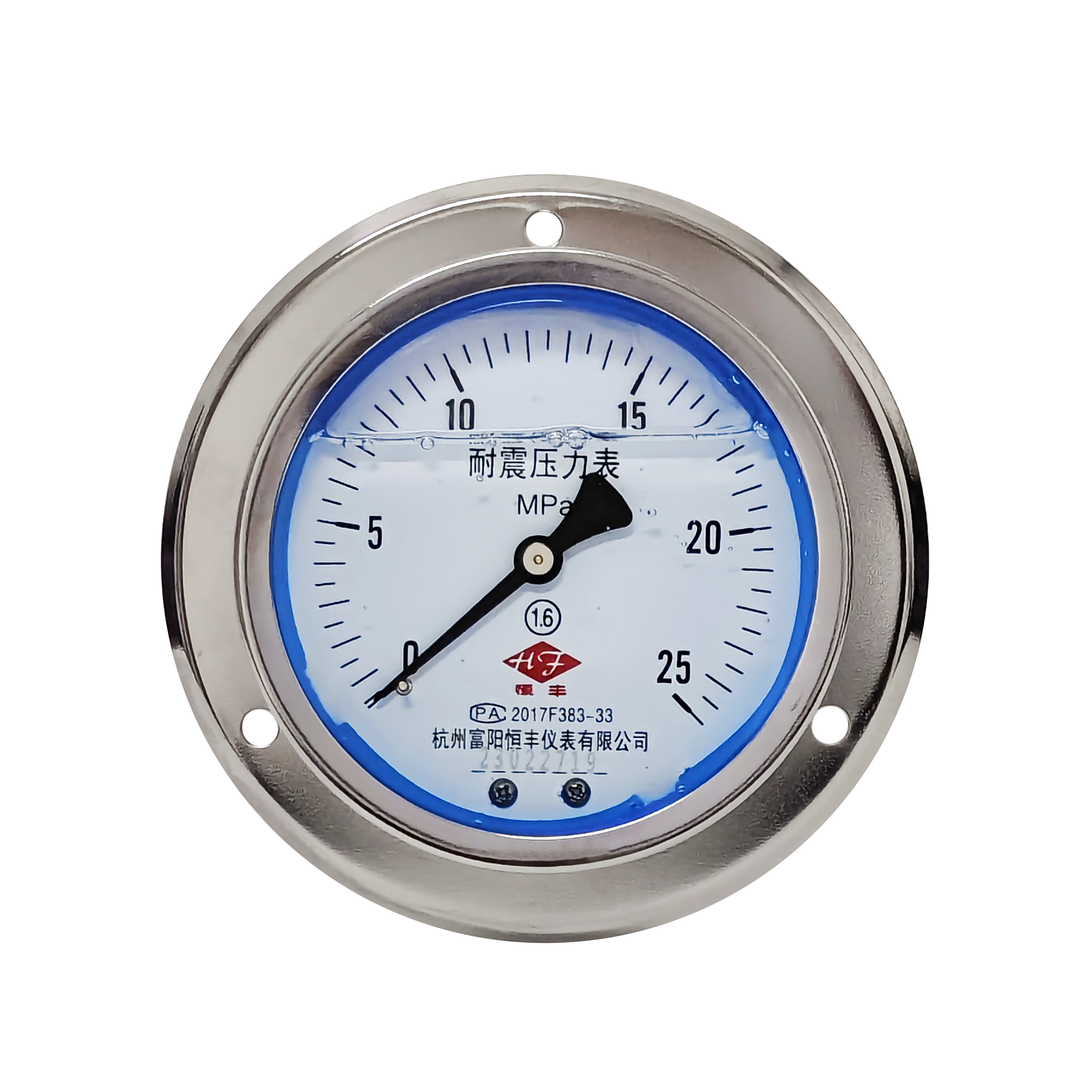 YN100ZT shock-proof pressure gauge